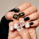 Schwarz-weiße Nageldesigns, die jeder einmal ausprobieren sollte